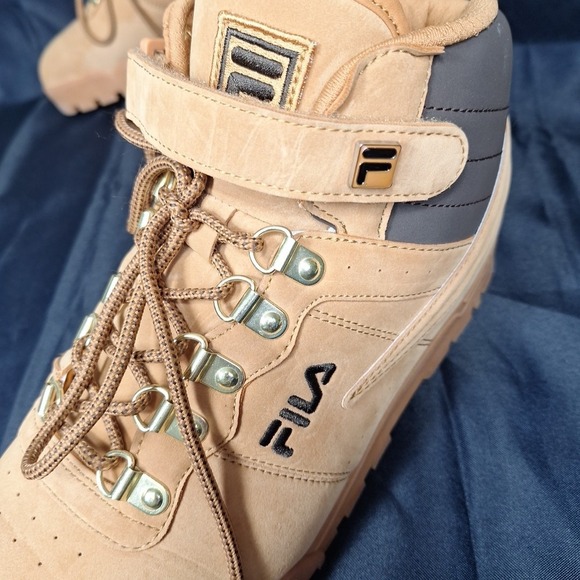 Fila V13 Mens Brown Dress Boots Size 11 Boot 1HM00878-248 Weather Tech Synthetic